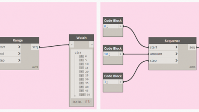 코드 블럭(Code Block)을 사용해서 범위를 만드는 4가지 방법 (Range, Sequence)