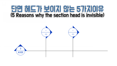 단면헤드가 보이지 않는 5가지 이유 (5 reasons why the section head is invisible)
