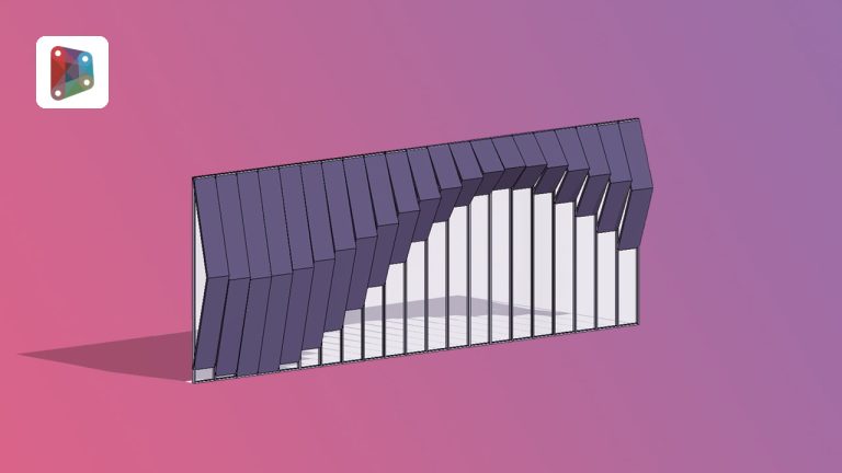 [Dynamo Geometry #07] Vertical Kinetic Louvers