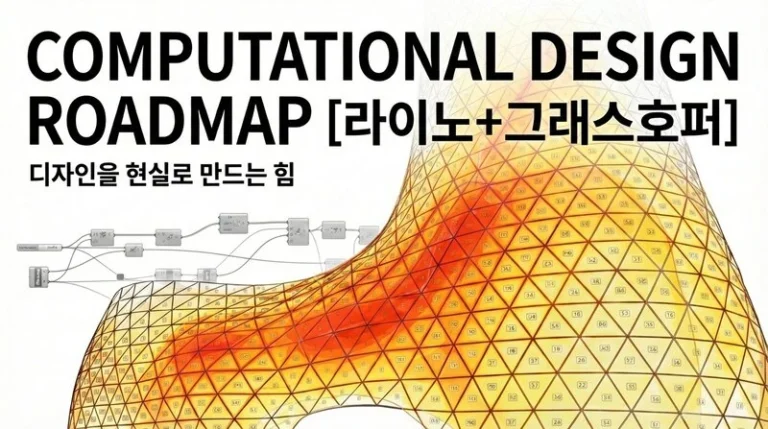 [라이노/그래스호퍼] 실무 최적화 컴퓨테이셔널 디자인 로드맵 (ft. 노사수)
