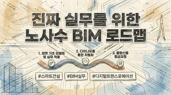진짜 실무를 위한 노사수 BIM 로드맵 (1~5단계)